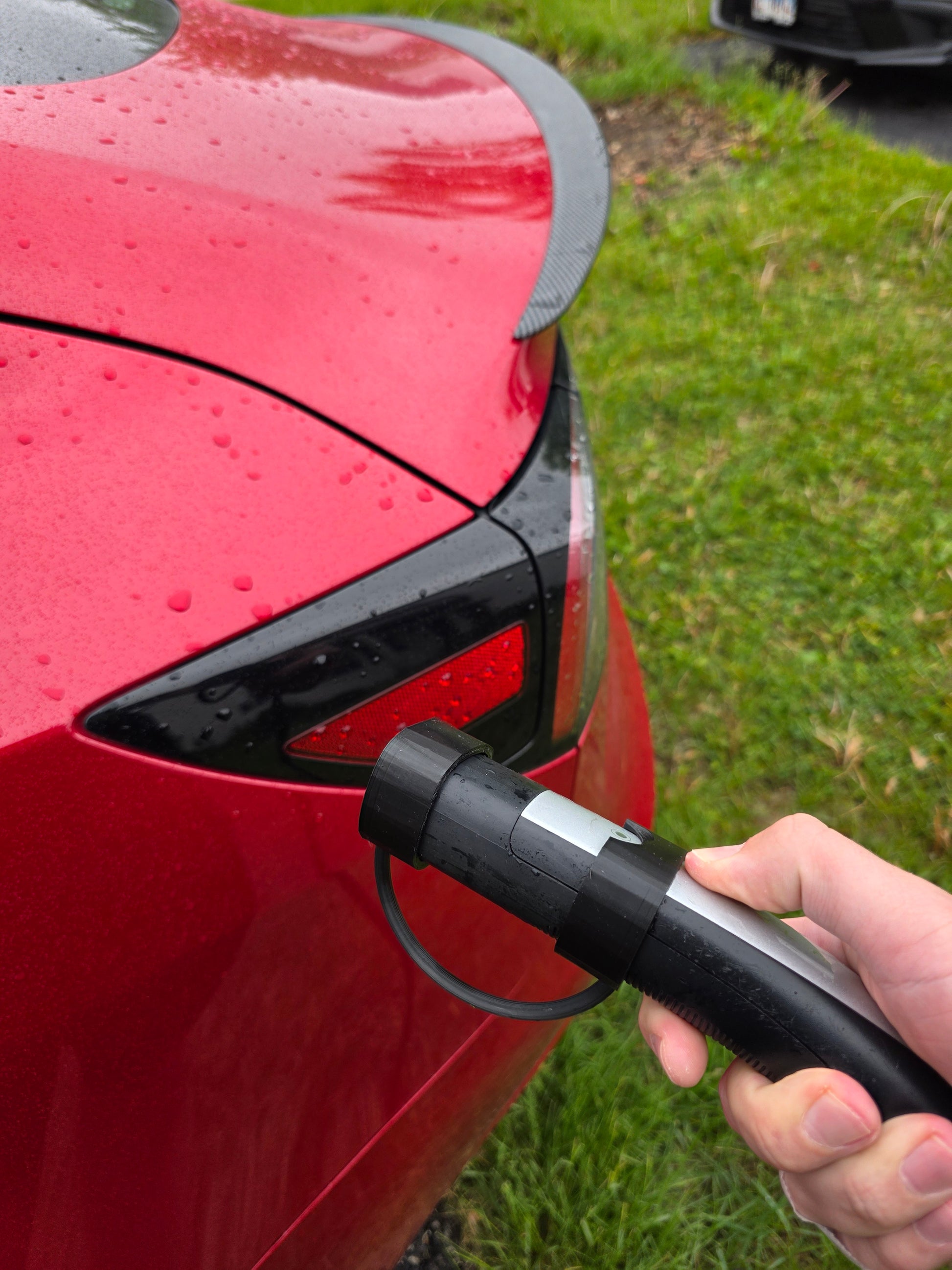 Tesla Charger Plug Cover – Flexible TPU Protective Cap (3D Printed)