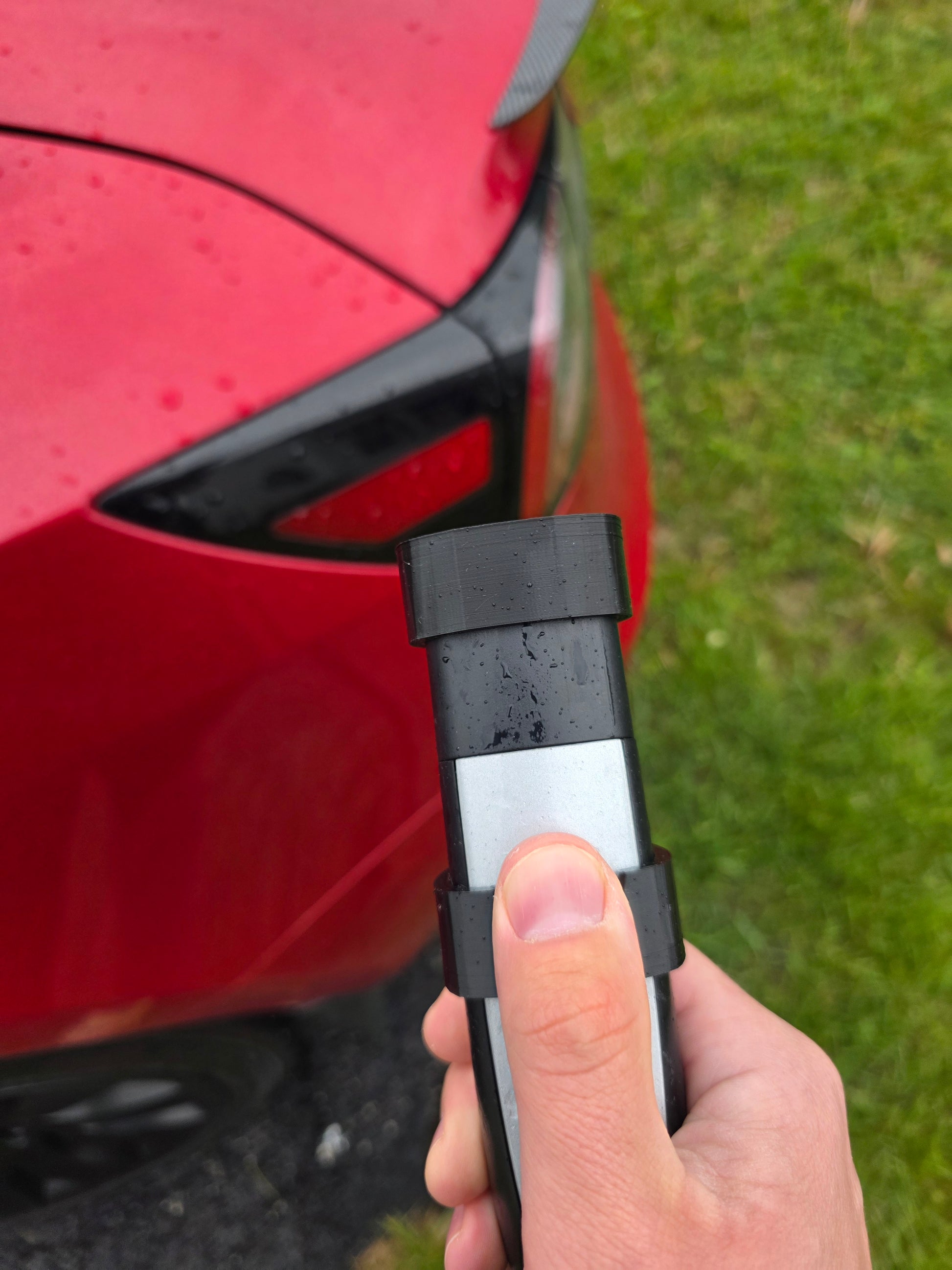Tesla Charger Plug Cover – Flexible TPU Protective Cap (3D Printed)
