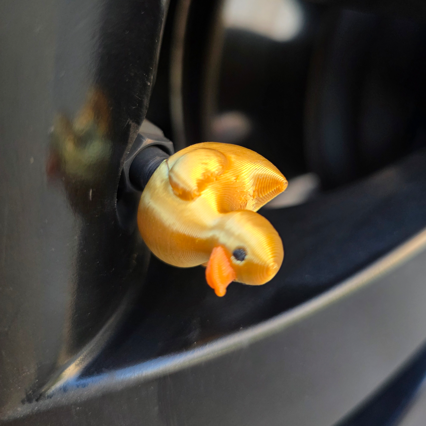 Shiny Ducky Valve Stem Caps - 3D Printed (5 Pack)