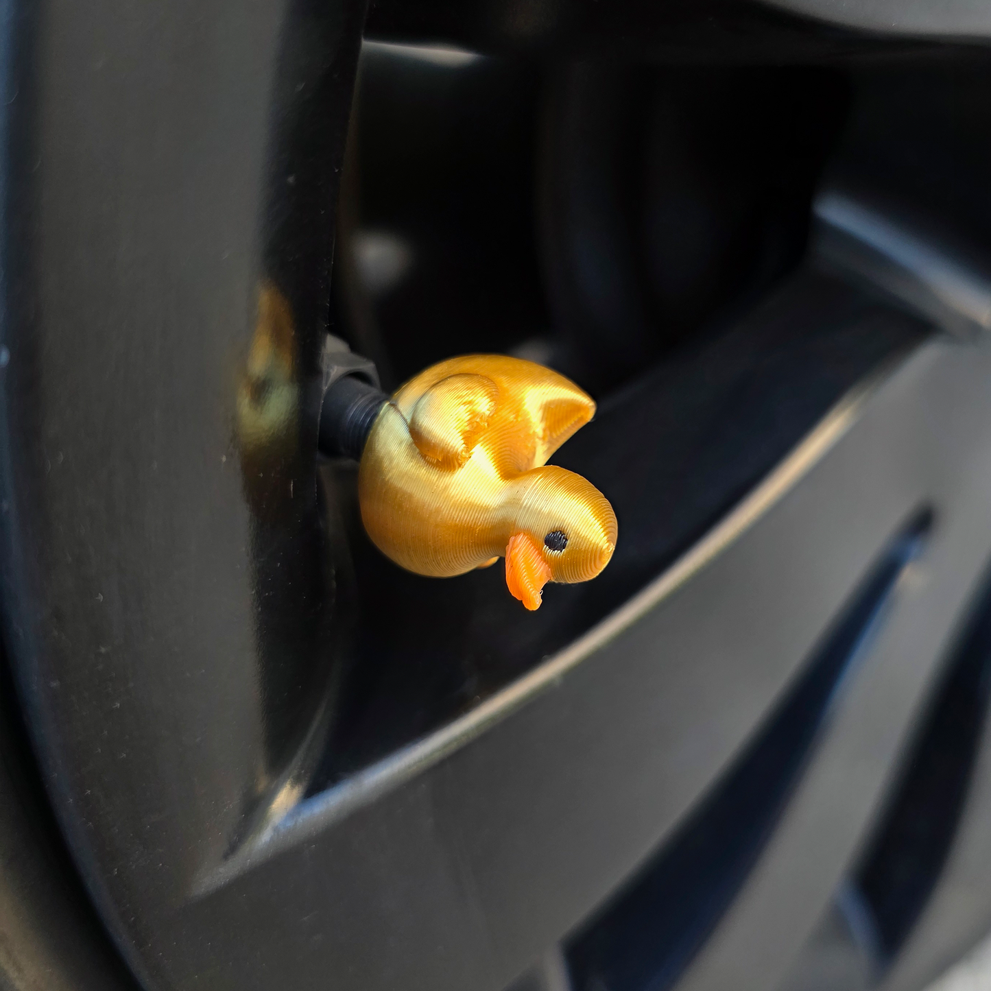 Shiny Ducky Valve Stem Caps - 3D Printed (5 Pack)